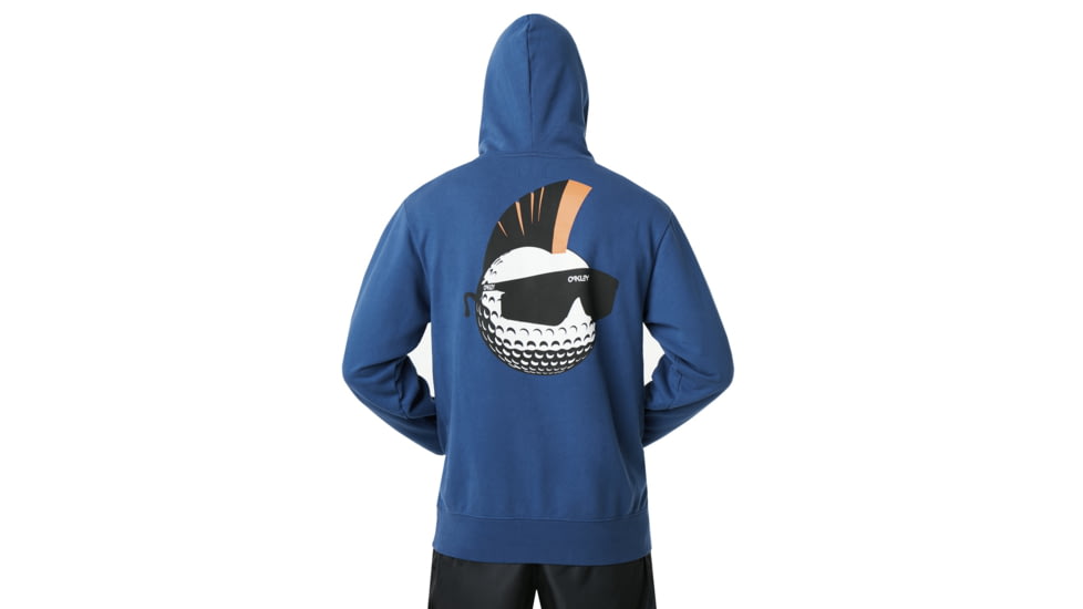 Oakley SI Golf Ball Fleece Hoodie Tnp - Mens, Blue, Small, 472559-600-S
