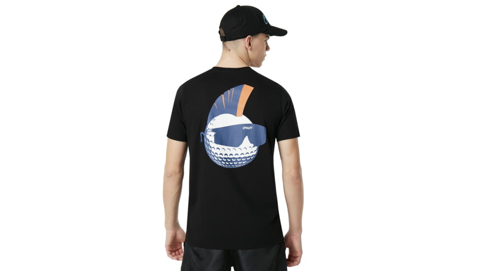 Oakley SI Golf Ball Short Sleeve T-Shirt Tnp - Mens, Blackout, Small, 457983-02E-S