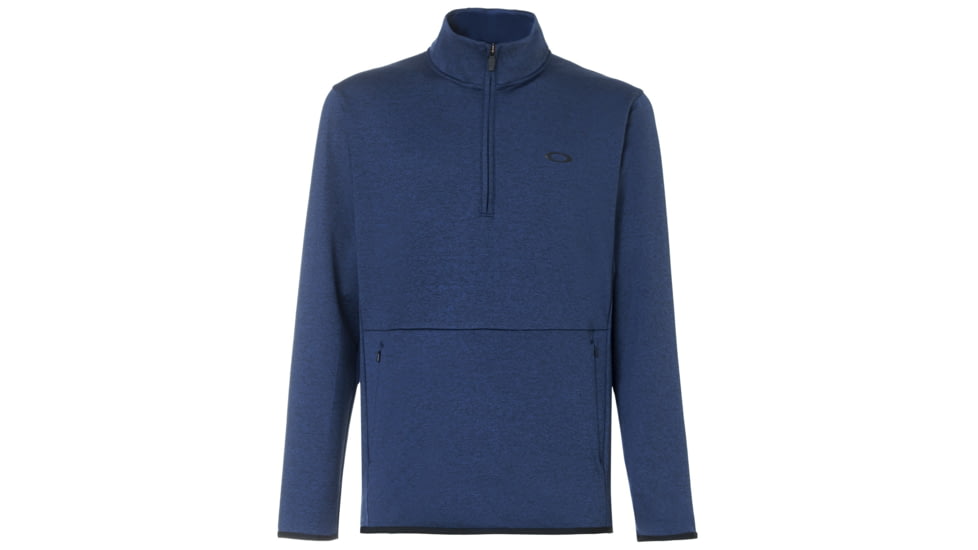 Oakley SI Half Zip Golf Fleece - Mens, Dark Blue Med Htr, 2XL, 461662-6E2-XXL