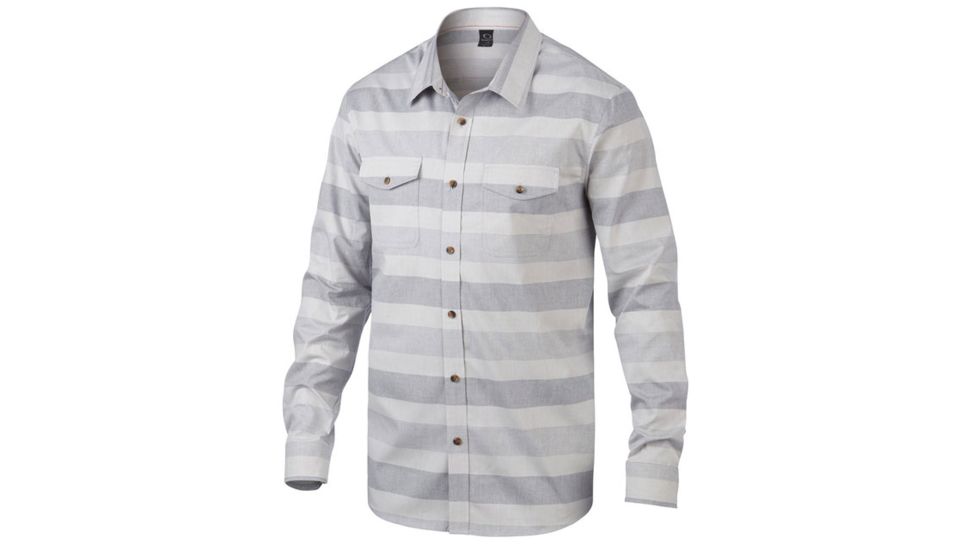 Oakley SI Impel Woven Shirt, Stone Gray, Small 401643-22Y-SM