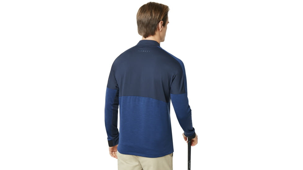 Oakley SI Knockdown Mixed Fleece 1/4 Zip - Mens, Dark Blue, 2XL, 461724-609-XXL