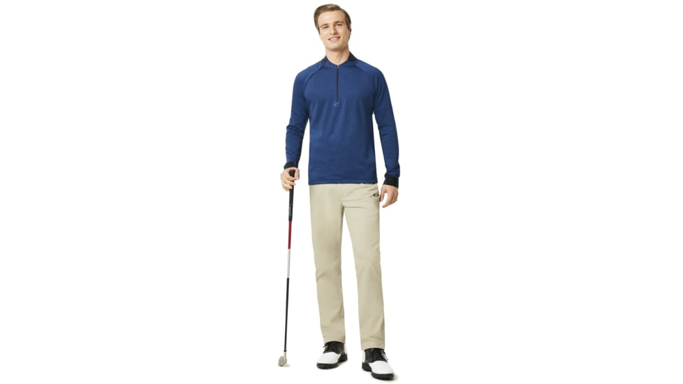 Oakley SI Knockdown Mixed Fleece 1/4 Zip - Mens, Dark Blue, 2XL, 461724-609-XXL