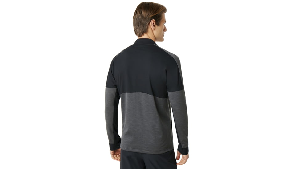 Oakley SI Knockdown Mixed Fleece 1/4 Zip - Mens, Forged Iron, Large, 461724-24J-L