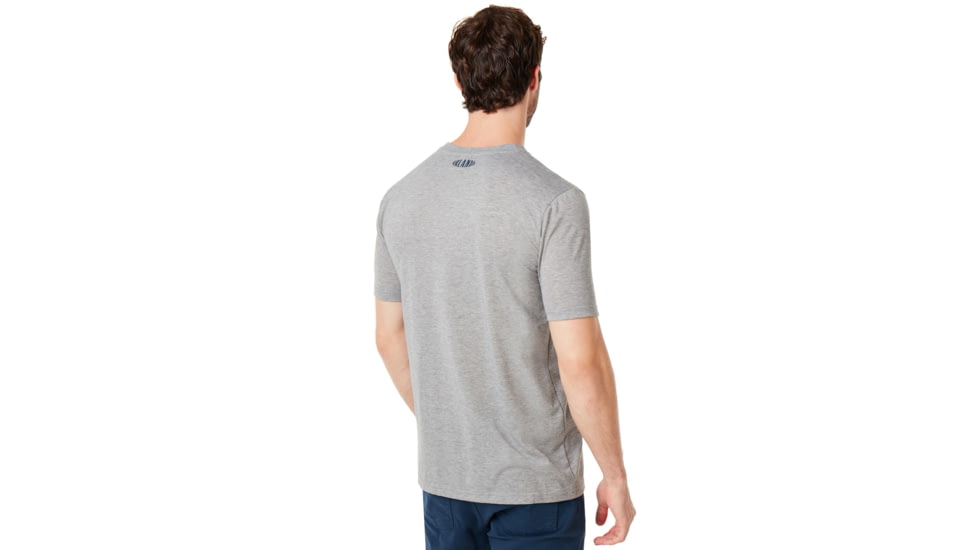 Oakley Las Vegas Oakley Short Sleeve Tee - Mens, Gray Melange, Small, 457779-2GM-S