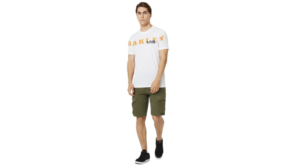 Oakley Las Vegas Oakley Short Sleeve Tee - Mens, White, Small, 457779-100-S
