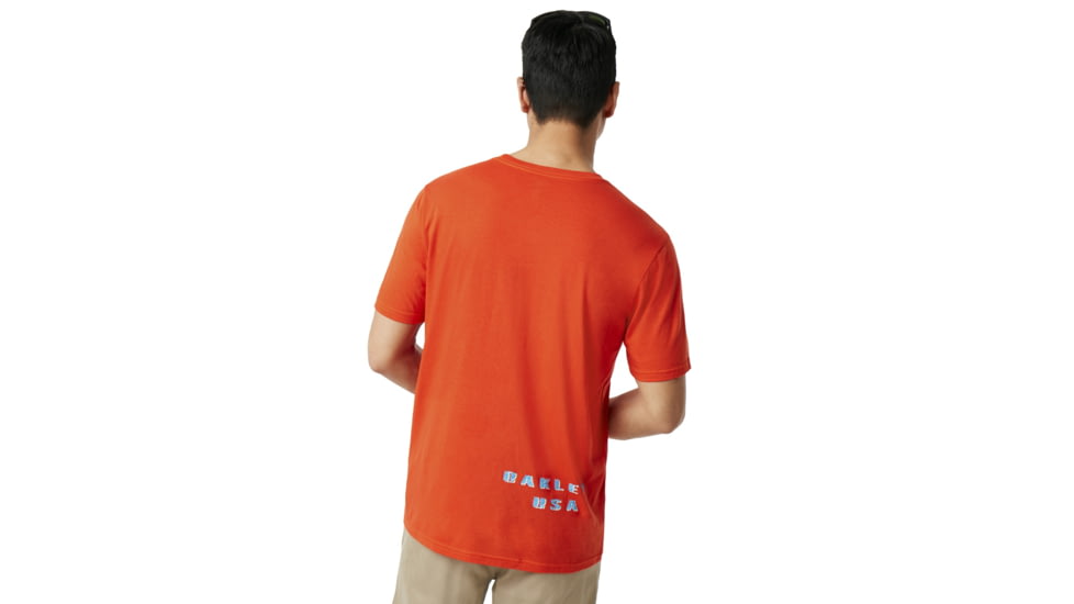 Oakley SI Legacy Ellipse Tee - Mens, Fire Red, Medium, 457553-4FR-M