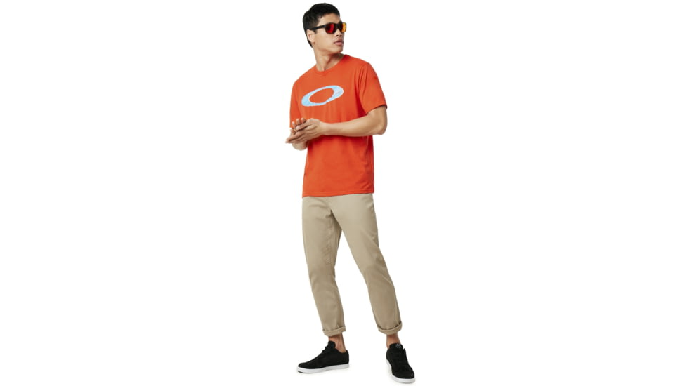 Oakley SI Legacy Ellipse Tee - Mens, Fire Red, Medium, 457553-4FR-M