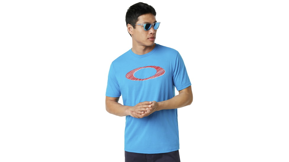 Oakley SI Legacy Ellipse Tee - Mens, Hawaiian Blue, 3XL, 457553-6HB-XXXL