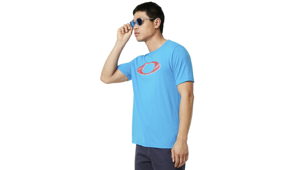 Oakley SI Legacy Ellipse Tee - Mens, Hawaiian Blue, 3XL, 457553-6HB-XXXL