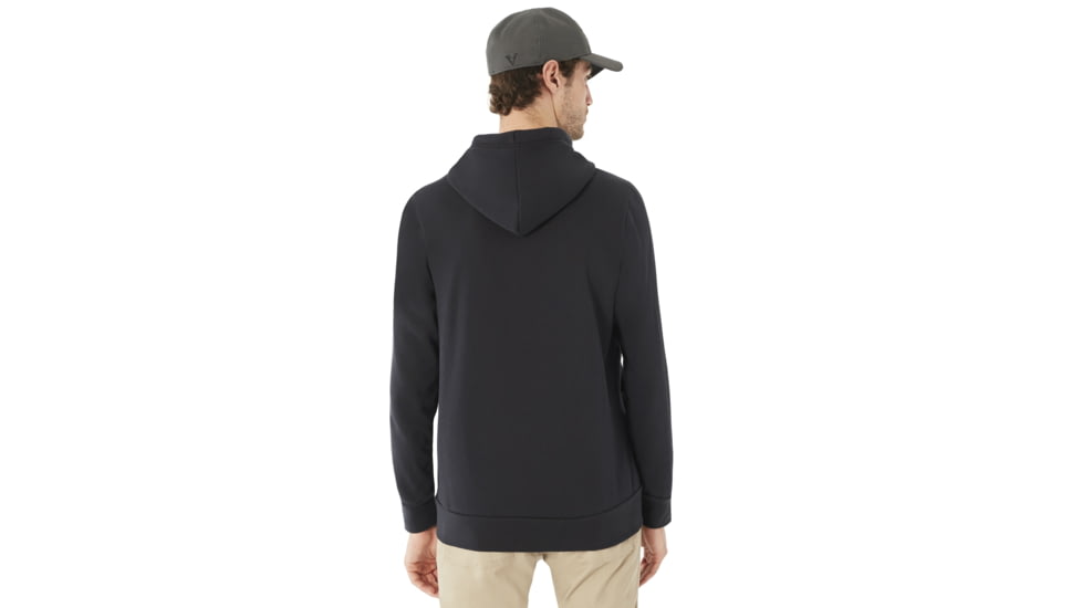 Oakley Lockup Pullover Hoodie - Mens, Blackout, Large, 472375OCA-02E-L