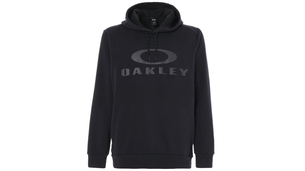 Oakley Lockup Pullover Hoodie - Mens, Blackout, Large, 472375OCA-02E-L