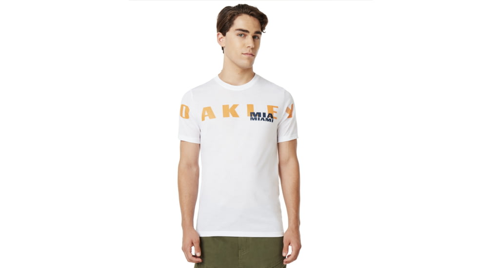 Oakley SI Miami Oakley Short Sleeve Tee - Mens, White, Large, 457780-100-L