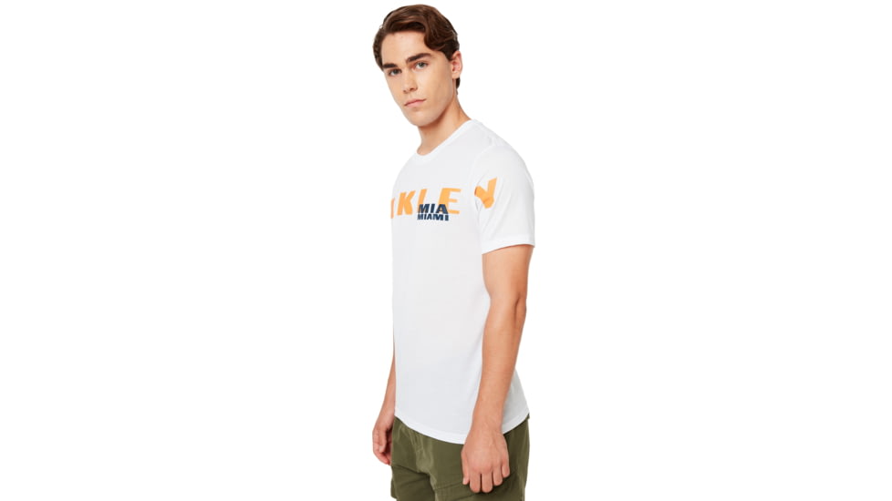 Oakley SI Miami Oakley Short Sleeve Tee - Mens, White, Large, 457780-100-L
