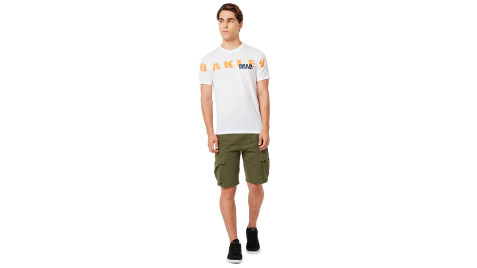 Oakley SI Miami Oakley Short Sleeve Tee - Mens, White, Large, 457780-100-L