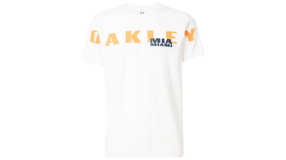 Oakley SI Miami Oakley Short Sleeve Tee - Mens, White, Large, 457780-100-L