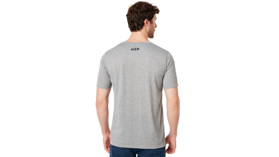 Oakley Miami Skyline Sunset Short Sleeve Tee - Mens, Gray Melange, Large, 457795-2GM-L