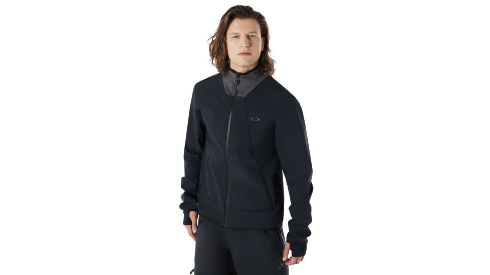 Oakley Midlayer Softshell - Mens, Blackout, Large, 461620-02E-L