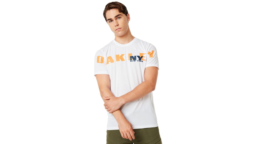 Oakley New York Oakley Short Sleeve Tee - Mens, White, 2XL, 457781-100-XXL