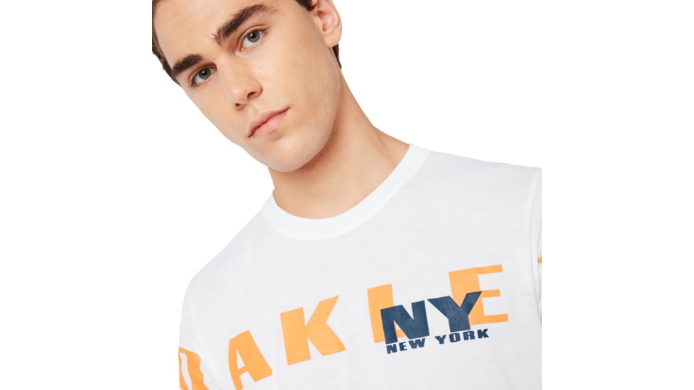 Oakley New York Oakley Short Sleeve Tee - Mens, White, 2XL, 457781-100-XXL