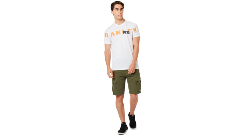 Oakley New York Oakley Short Sleeve Tee - Mens, White, 2XL, 457781-100-XXL