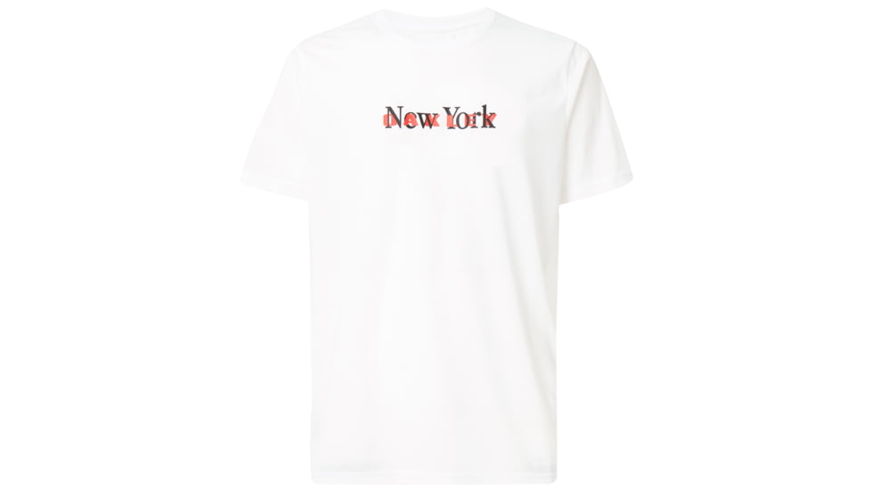 Oakley SI New York Short Sleeve Tee - Mens, White, Small, 457788-100-S