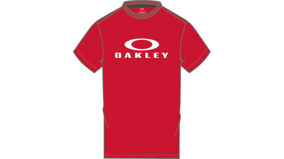 Oakley SI O Bark Short Sleeve T-Shirt - Mens, Red Line, Large, 457130-465-L