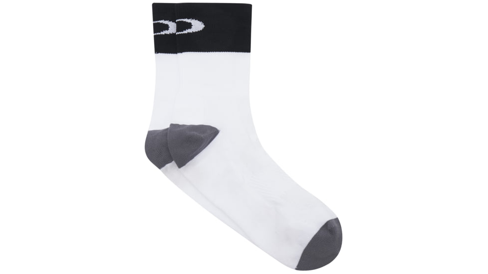 Oakley SI Oakley Cycling Regular Sock - Mens, White, Extra Large, 93268-100-100-XL
