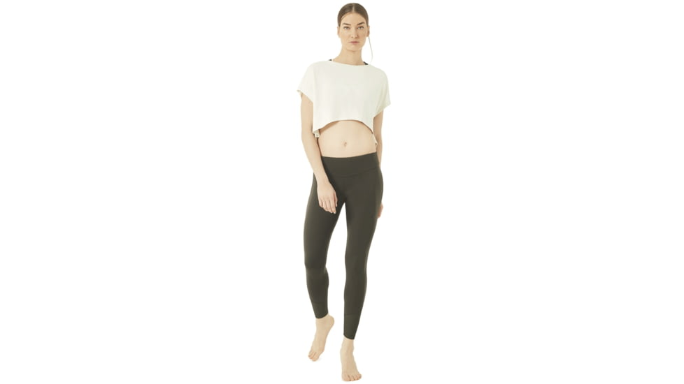 Oakley Oakley Luxe Crop Top - Womens, Winter Grey, Large/Extra Large, 532346-23N-L/XL