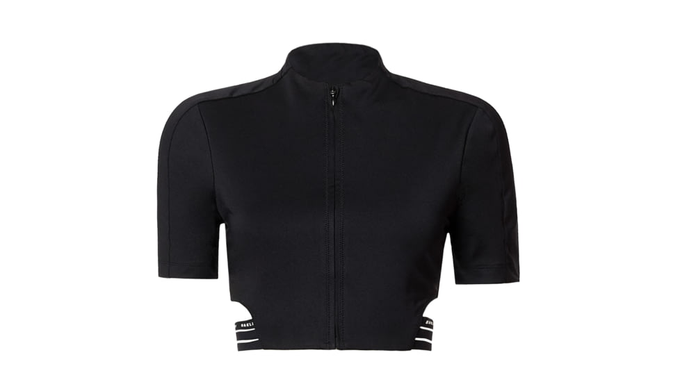 Oakley SI Oakley Luxe Crop Zip Top - Womens, Blackout, Large, 532345-02E-L
