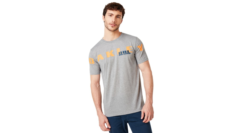 Oakley Orland Oakley Tee - Men's, Gray Melange, Medium, 457782-2GM-M