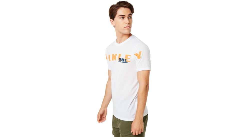 Oakley Orland Oakley Tee - Mens, White, Small, 457782-100-S