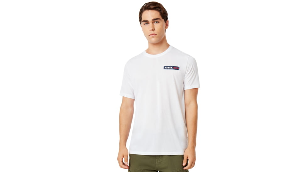 Oakley SI Orlando Skyline Back Tee - Mens, White, Medium, 457800-100-M