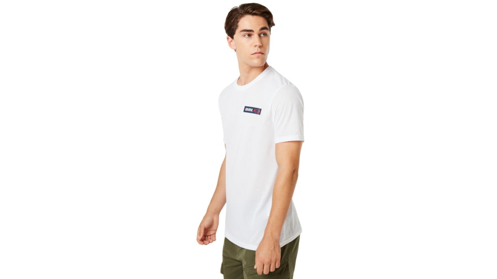 Oakley SI Orlando Skyline Back Tee - Mens, White, Medium, 457800-100-M
