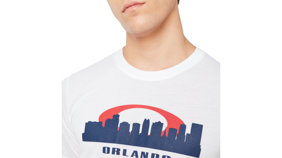 Oakley Orlando Skyline Sunset Tee - Mens, White, 2XL, 457793-100-XXL