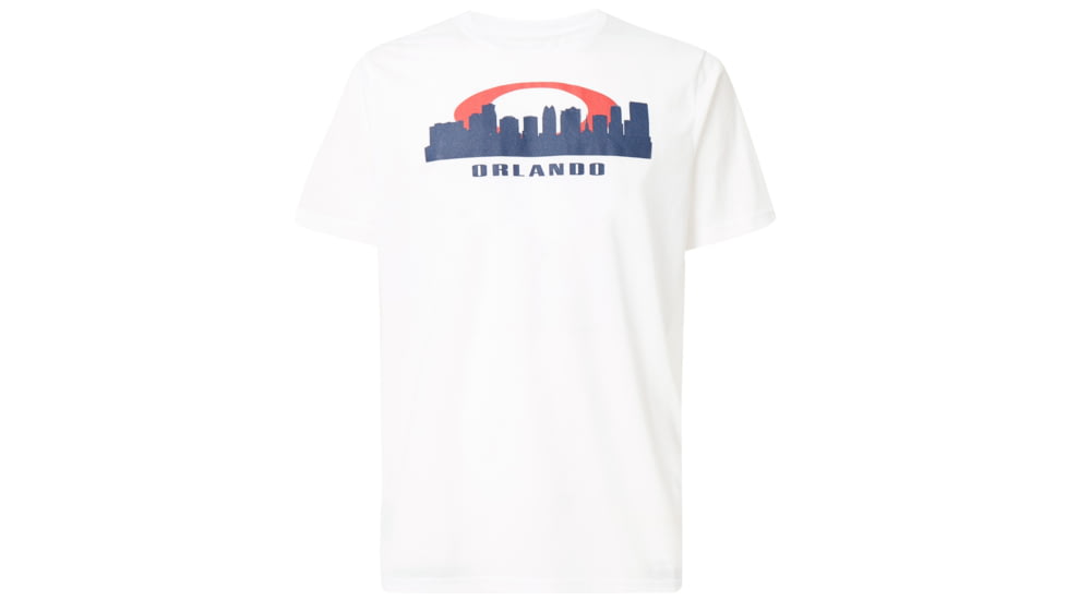Oakley Orlando Skyline Sunset Tee - Mens, White, 2XL, 457793-100-XXL