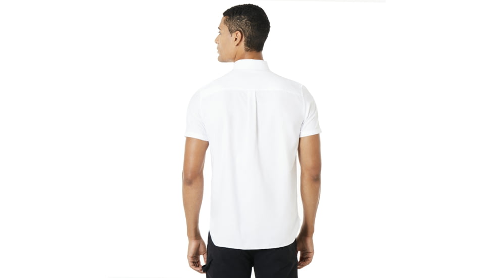 Oakley Oxford Short Sleeve - Mens, White, Extra Small, 401886-100-XS