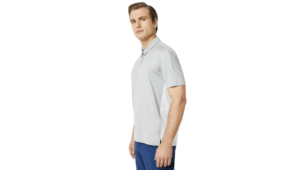 Oakley SI Perf Ellipse Golf Polo Short Sleeve - Mens, Granite Heather, Small, 434340-24L-S