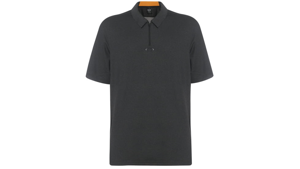 Oakley SI Perf Ellipse Golf Polo Short Sleeve - Mens, Jet Black Heather, Small, 434340-01S-S