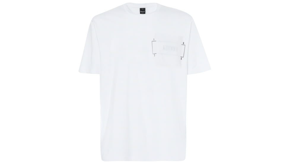 Oakley SI Qd18 Veil Ss Long Tee - Mens, White, Large, 461665-100-L