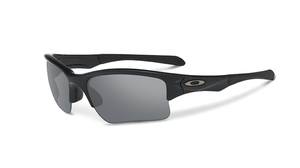 Oakley SI Quarter Jacket Sunglasses,Matte Black Frame,Rectangle Grey Lens OO9200-06
