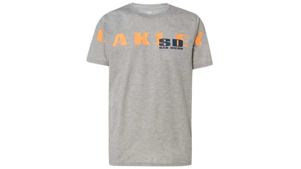 Oakley SI San Diego Oakley Tee - Mens, Gray Melange, Small, 457783-2GM-S