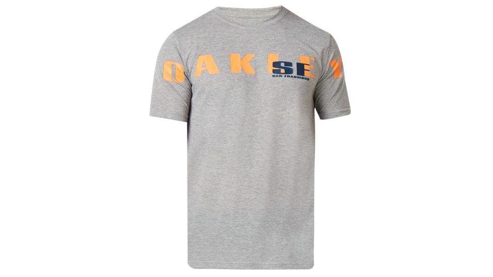 Oakley SI San Francisco Tee - Mens, Gray Melange, Small, 457784-2GM-S