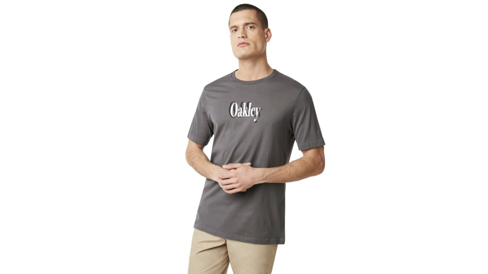 Oakley Shadow Logo Tee - Mens, Forged Iron, 2XL, 457533-24J-XXL