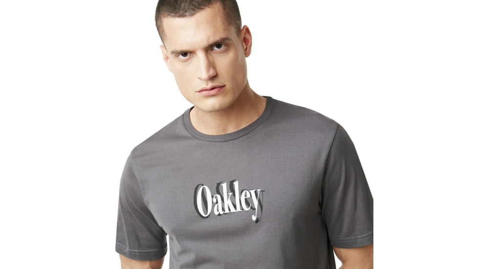 Oakley Shadow Logo Tee - Mens, Forged Iron, 2XL, 457533-24J-XXL