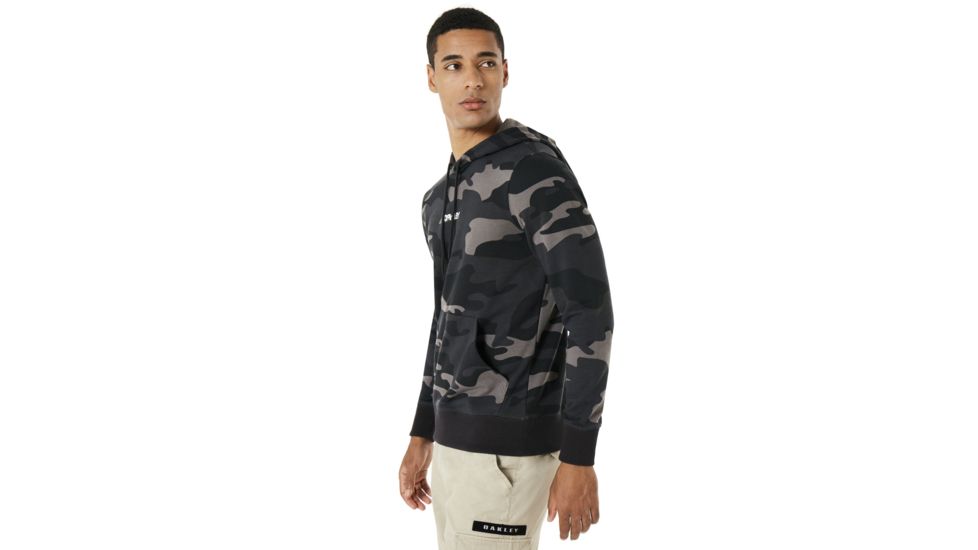 Oakley SI Street Logo Hooded Camo Fleece Camo - Mens, Grey Camo, Extra Large, 472431-9A2-XL