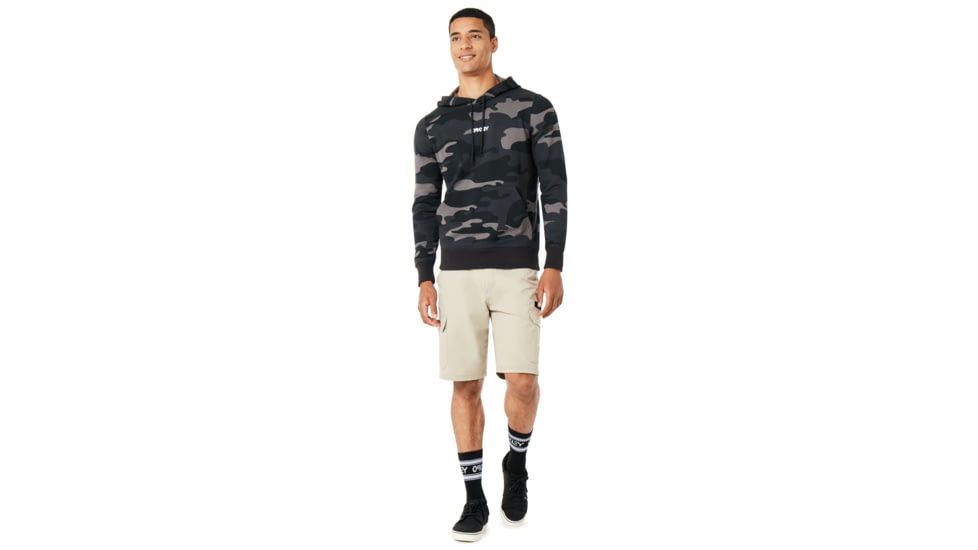 Oakley SI Street Logo Hooded Camo Fleece Camo - Mens, Grey Camo, Extra Large, 472431-9A2-XL
