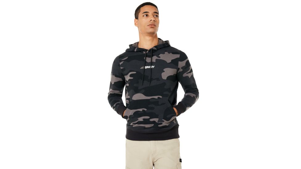 Oakley SI Street Logo Hooded Camo Fleece Camo - Mens, Grey Camo, Extra Large, 472431-9A2-XL