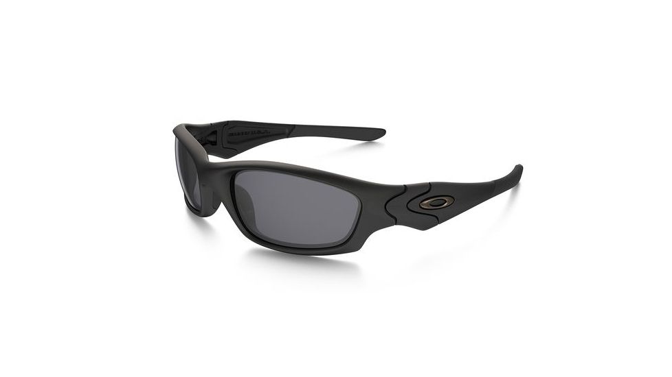 Oakley SI Straight Jacket Sunglasses, Matte Black Frame, Grey Lens 11-013