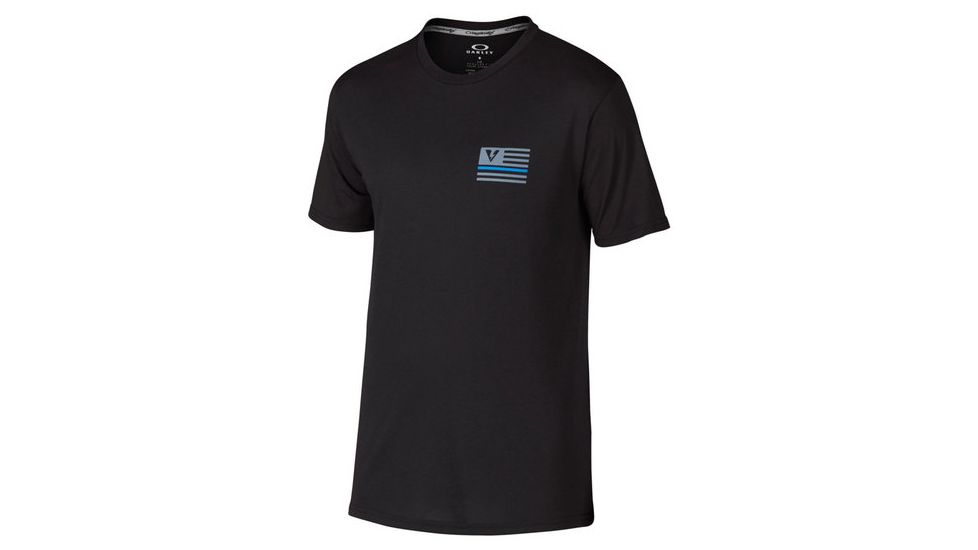 Oakley SI Thin Blue Line Tee, Jet Black, Medium