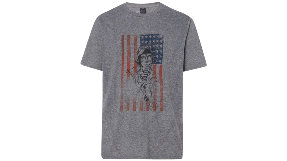 Oakley SI Uncle Sam - Mens, Athletic Heather Grey, Medium, 457575-24G-M